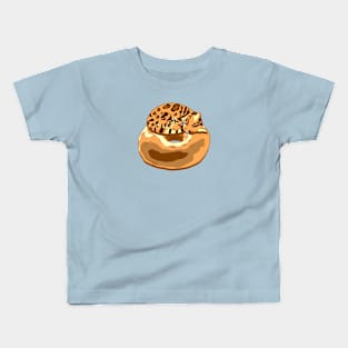 Bagel Cat - Bengal Kids T-Shirt